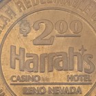 Harrah’s Casino Hotel Reno Nevada $2.00 Token - World’s 7 Wonders Sphinx — photo 3