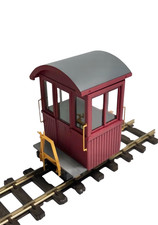 On30/Oe Scale Kiso Logging Railroad Mini Caboose RTR Brass Brake Wagon Van 0e PH