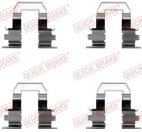 ZubehöRsatz Scheibenbremsbelag Quick Brake 109-1255 FüR Corolla Toyota Compact