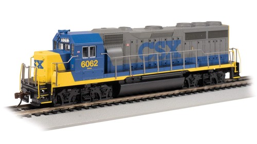 Bachmann CSX #6062 (Bright Future) EMD GP40 Loco w/DCC, HO Scale, #BAC60314 | Zustand: New
