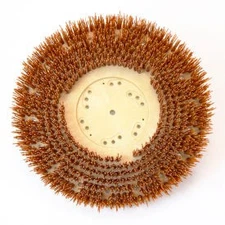 Industrial 20"" 70/46 Grit Scrub Brush for Concrete Orange  Industrial 641904OC