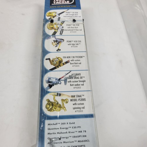 Tech Tackle Penn International V 80VSW Mulinello 18" e Butt Rod Piegato MICRO DISPLAY - Foto 9 di 11