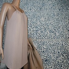 Abbeline Classic, Chic Beige Cocktail Halter Pullover Dress size XS