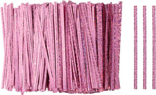 500Pcs Bag Twist Ties 4" Reusable Plastic Twist Ties Wire Cable Ties for Party B