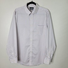 Lauren Ralph Lauren XL Blue  Pink Check LS 1-Pocket Button Down Dress Shirt