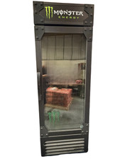 Monster Energy Branded Drinks Display Fridge 539L Commercial Chiller Glass Door
