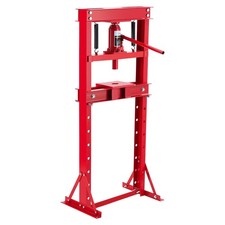 Garvee Hydraulic Shop Press 12 Ton H-frame Garage Floor Press Adjustable Height