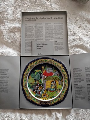 neu OVP Rosenthal Teller Sammelteller - Bjorn Wiinblad - 1983 ''Stille Nacht''