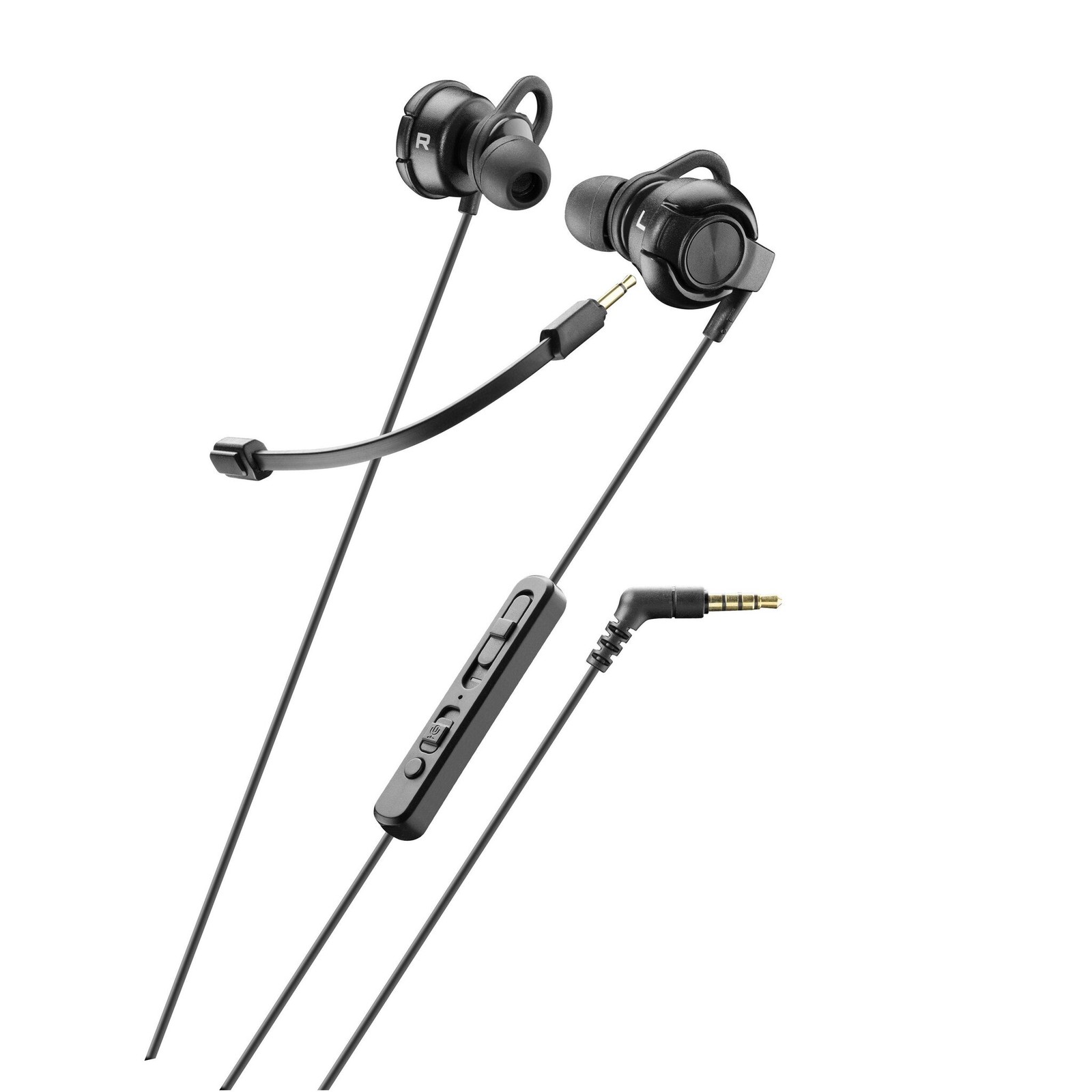 Auricolari Cellularline AUDISTINCTK In-Ear Jack 3.5mm Neri - Musica Top