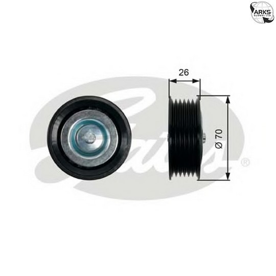 Upper GATES T36469 Deflection/Guide Pulley, V-ribbed belt for ALFA ROMEO,FIAT,LA - Image 11