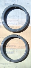 Nos Vintage Guide Lamp Headlight Bezels Rings Matching Pair 20772 Gm Truck...