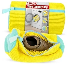 Shoe Washing Machine Bag: Reusable Shoe Laundry Bag for Washer & Dryer, Gentle 