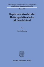 Kapitalmarktrechtliche Haftungsrisiken beim A...