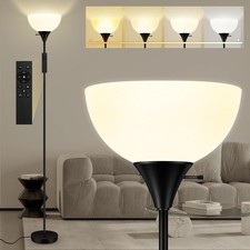Floor Lamps for Living Room, 71'' Torchiere Floor Lamps with Remote, 2700K-65...