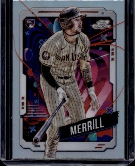 2024 Topps Chrome Cosmic #194 Jackson Merrill Refractors RC