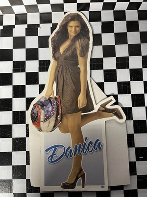 VINTAGE Danica Patrick In A Dress Cardboard Cutout 12 Inches Tall NASCAR Racing