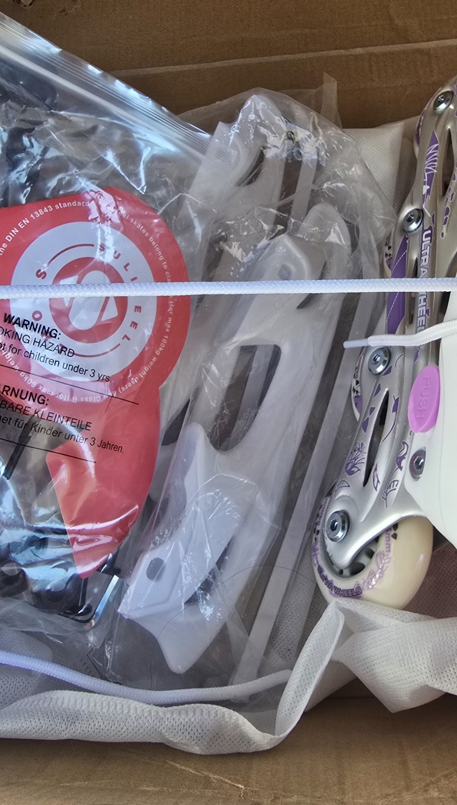 Sulifeel Inline Skates Ultra Wheels Switchers Adjustable Youth Size 1-4 NEW 