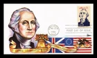 US COVER PRESIDENT GEORGE WASHINGTON AMERIPEX 86 FDC GILL CRAFT CACHET