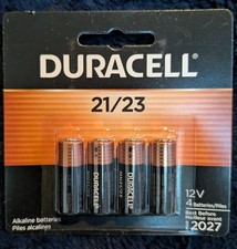 Duracell 21/23 12Volt New In Pkg 4 Pack Best Before March 2027 MN218B4 