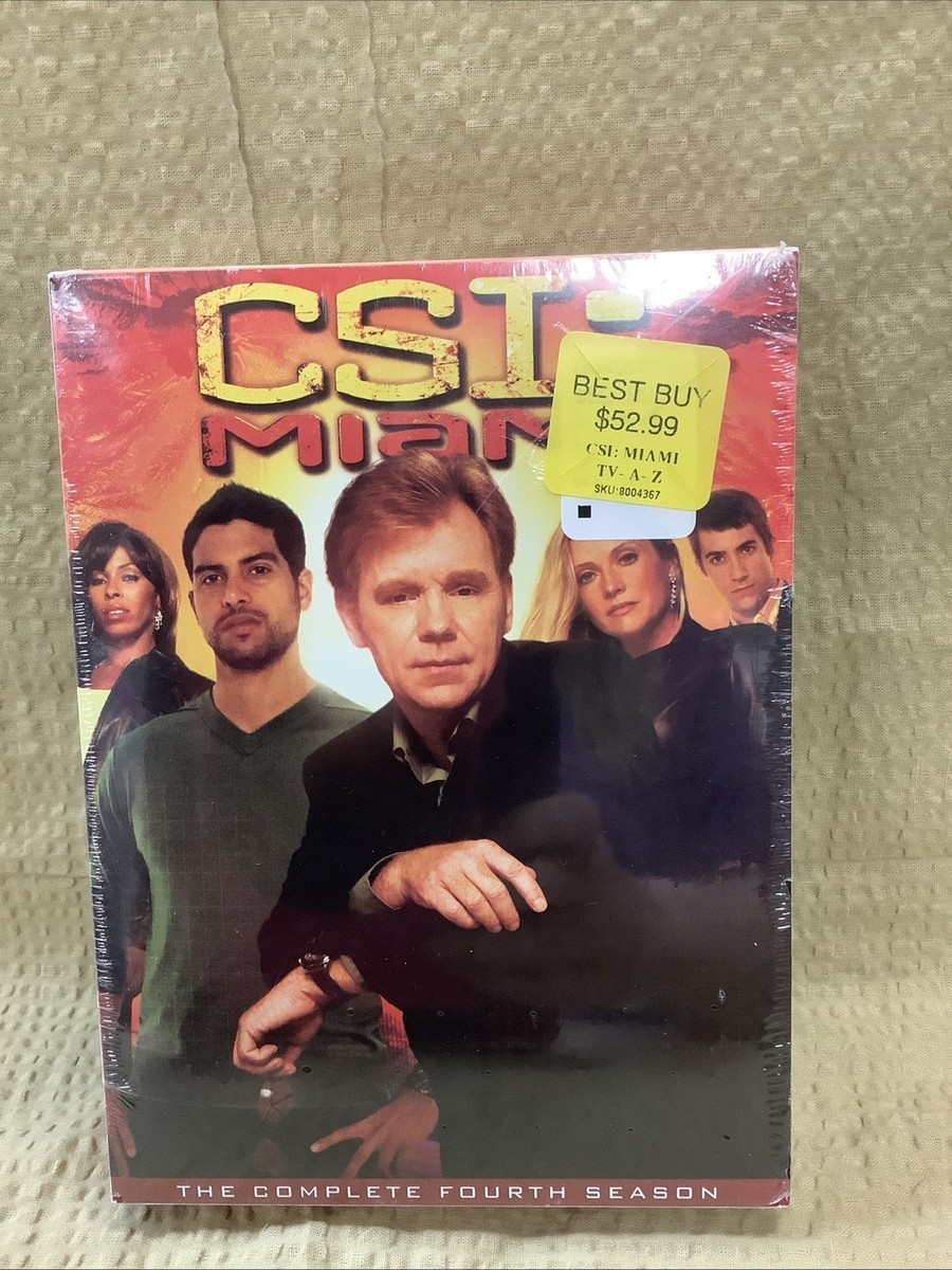 CSI: Miami: Complete Fourth Season 4 (DVD, 7-Disc Set) NEW