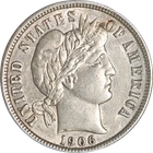 1906-D Barber Dime
