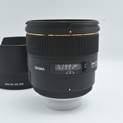 Sigma AF 85mm F1.4 EX DG HSM Portrait Lens For Nikon F Mount [Near Mint]