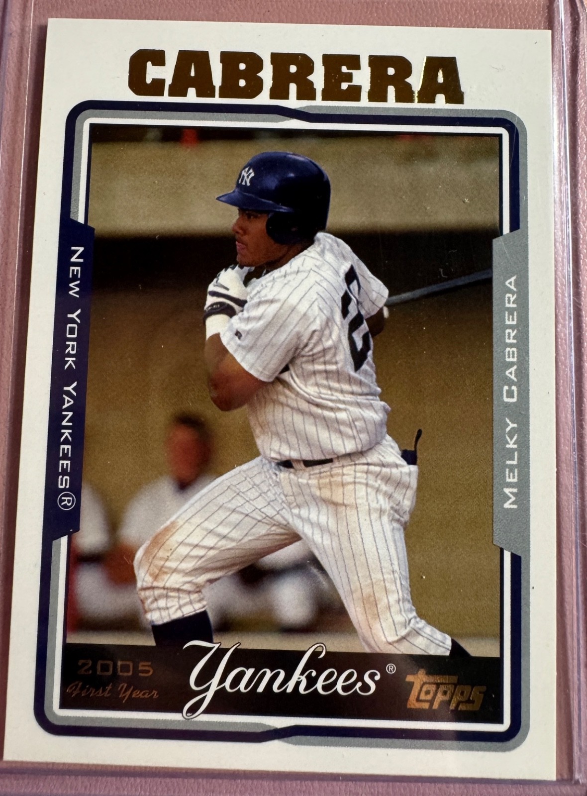 2005 Topps #298 Melky Cabrera New York Yankees RC MLB Baseball Rookie Card