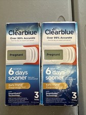  2 Clearblue Early Digital Pregnancy Test 3 Tests each/9 TOTAL - Exp 10/27 NEW