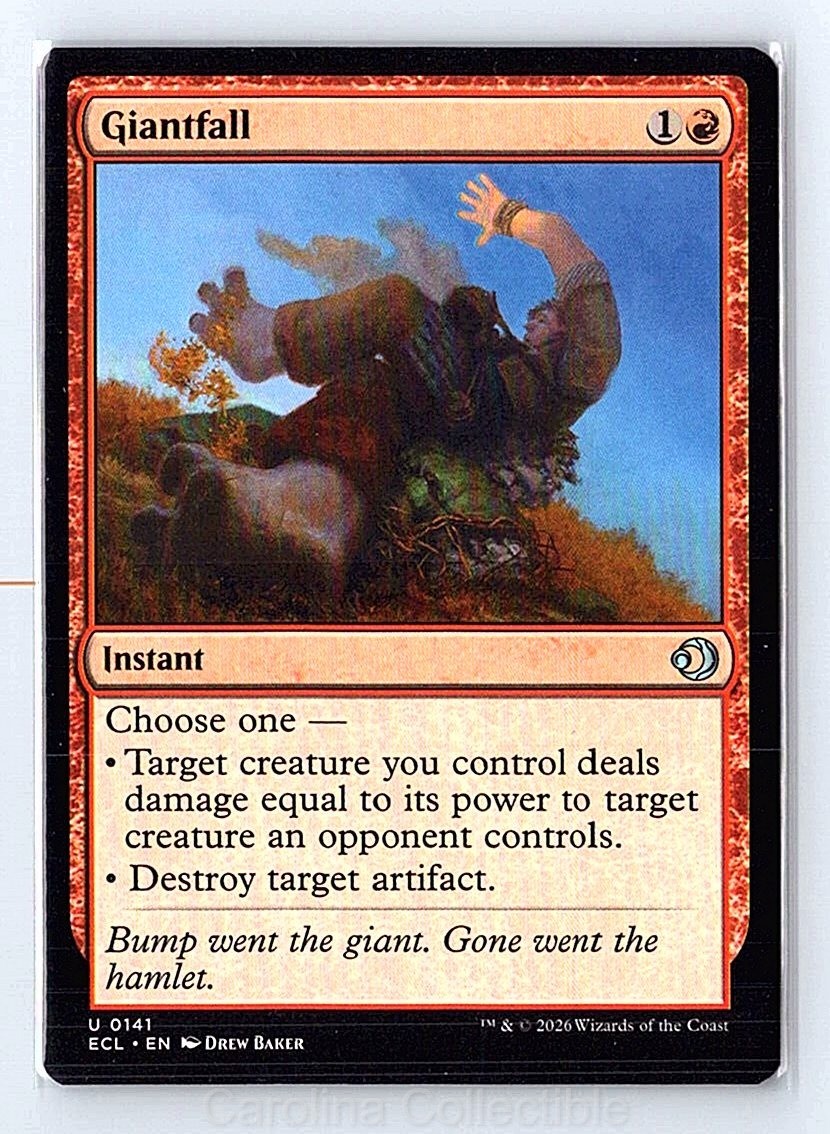 Giantfall Near Mint - Lorwyn Eclipsed 141 Magic: The Gathering