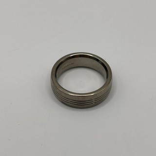 Men's Titanium Ring Three Stripe Size V 1/2 6g (F6) W#640