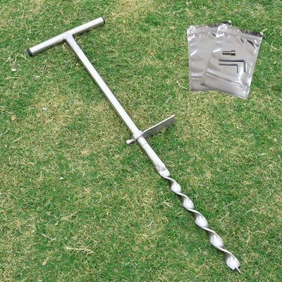 Soil Probe 36 Inch with 2 Bags, Twist Soil Sample Probe for Lawn House Plants...