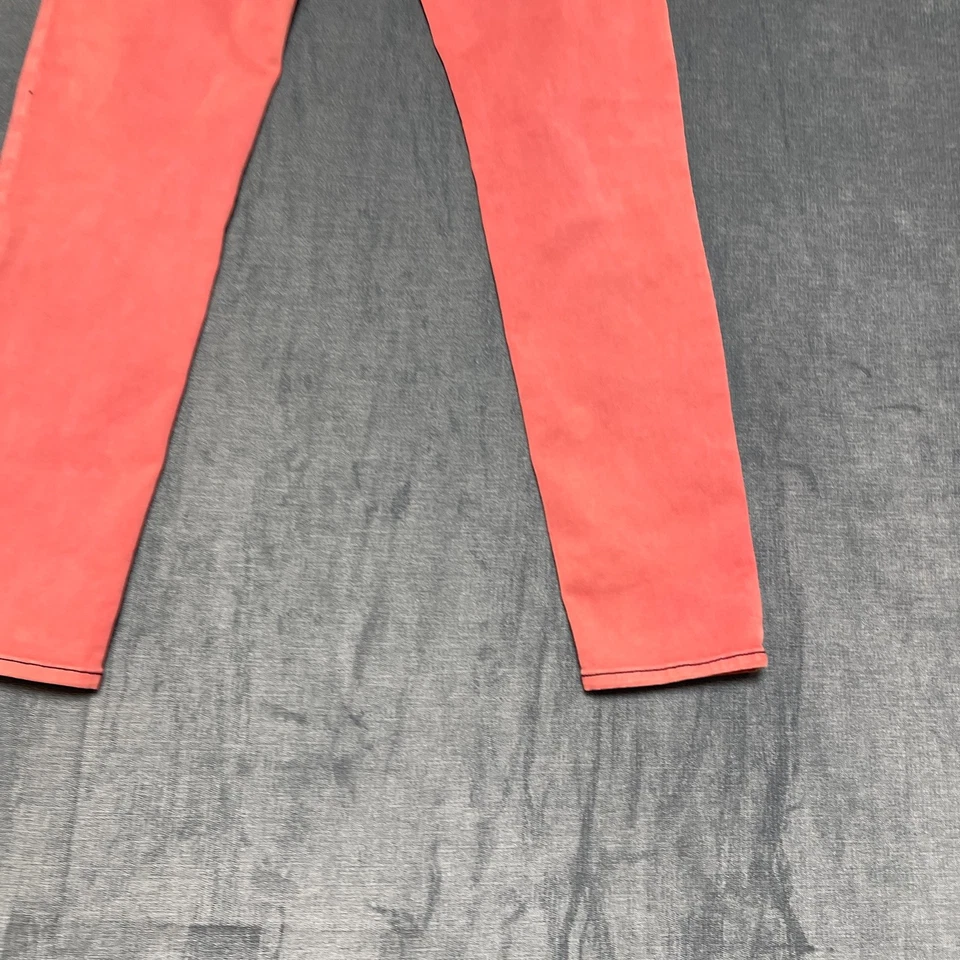 Pantalones de mezclilla Hydraulic Bailey súper ajustados para mujer 7/8 30x30 rosa elástico tiro bajo de moda Foto 2 de 4