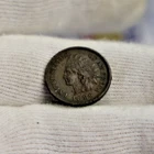 1886 US Indian Cent 1c VF Details (Corrosion, Dings)
