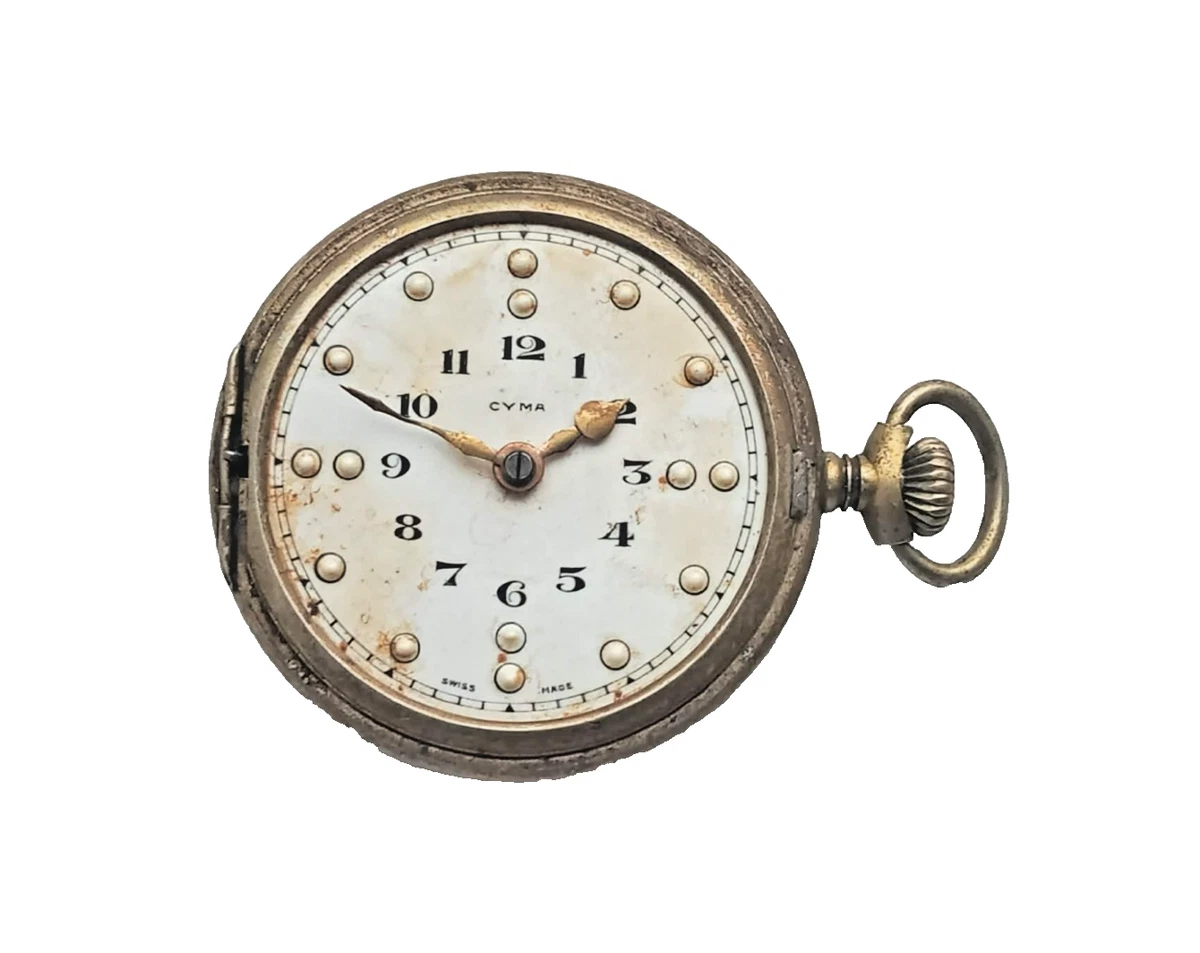 Cyma Pocket Watch Pocket Watches with Vintage for sale | eBay