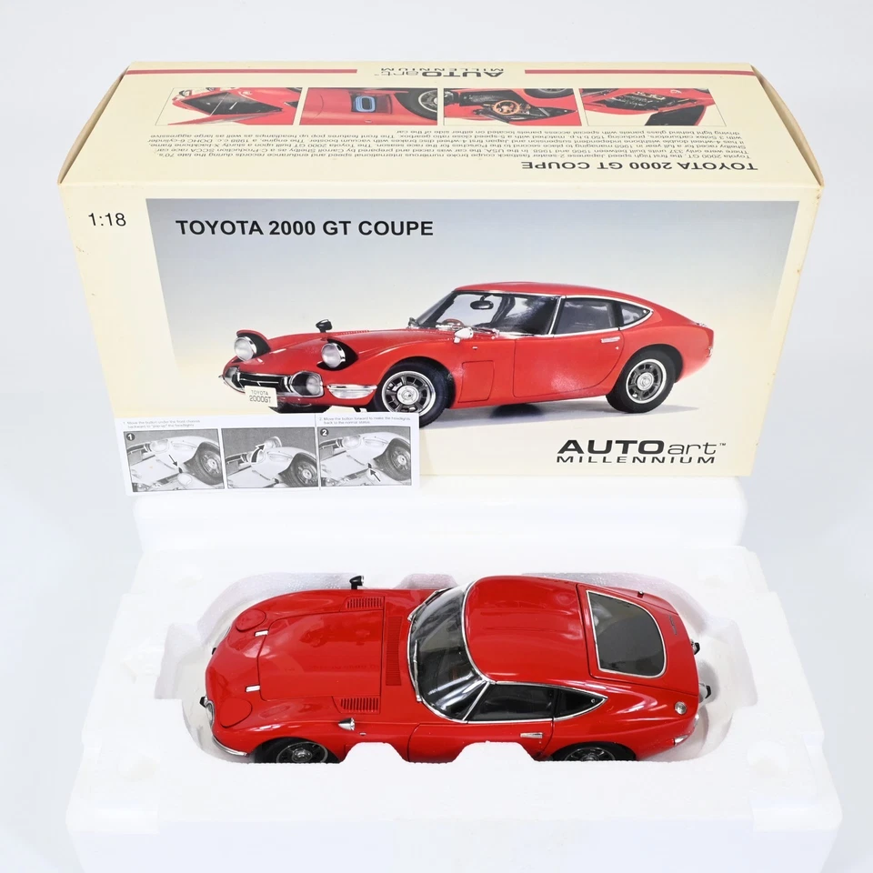AUTOart Millennium 1/18 Toyota 2000GT Coupé modellino auto pressofuso - Immagine 2 di 4