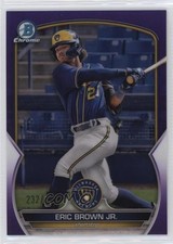 2023 Bowman Chrome Prospects Purple Refractor 232/250 Eric Brown Jr #BCP-41 0h4v