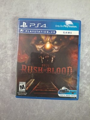 Until Dawn - Rush of Blood PlayStation 4 Video Game, PS4 NO MANUAL