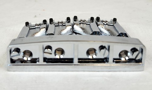 Rickenbacker 00861 Bass Bridge for 4004 Bass, Chrome - Picture 3 of 6