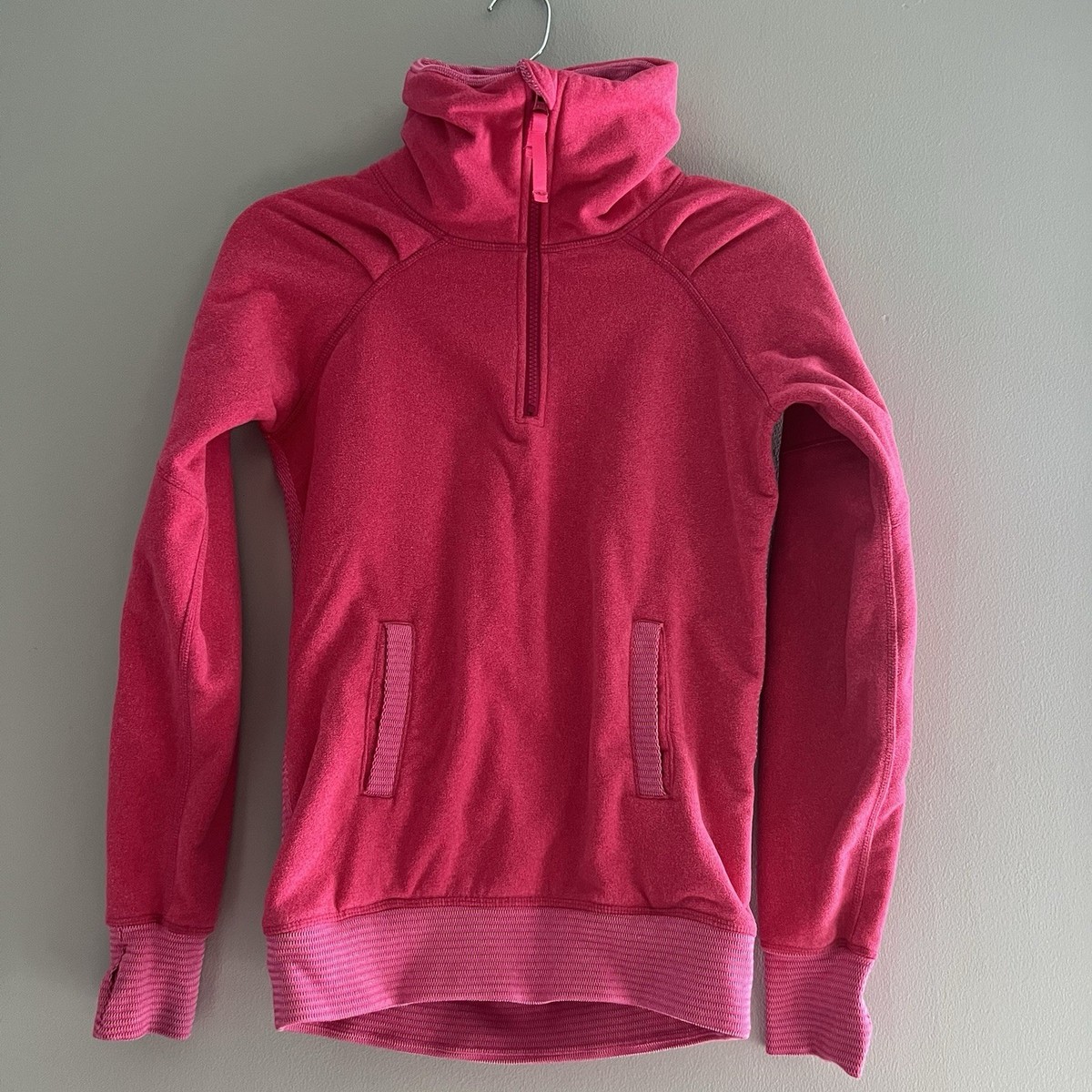 Ivivva Lululemon Girl's Hold Your Warmth Jacket Fleece Quarter Zip