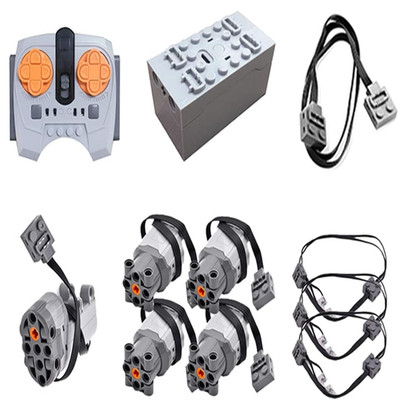 Power Functions Set Fernbedienung Batteriebox Servomotor L-Motor Kompatibel