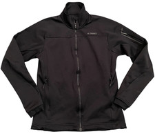 ADIDAS TERREX Active Fit Black Athletic Full Zip Jacket Top womens Small