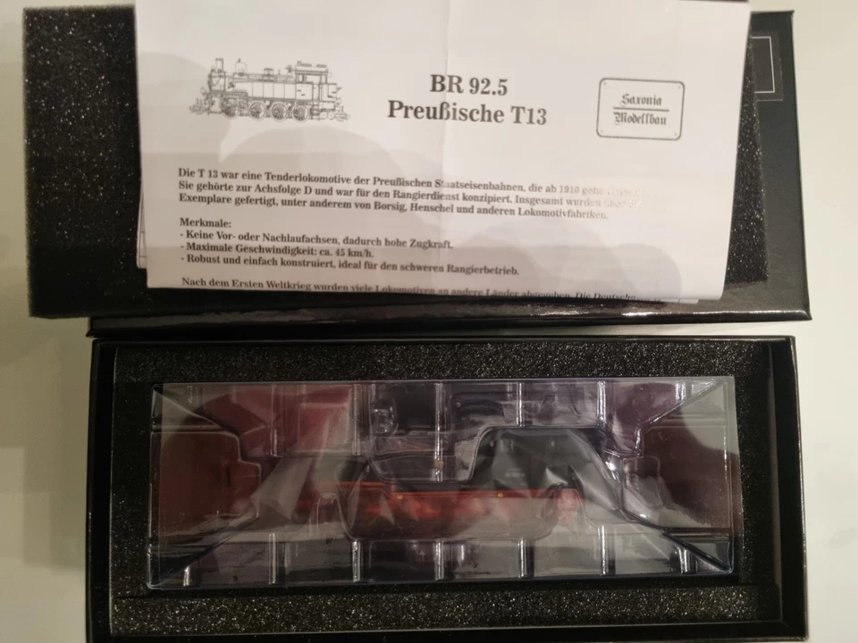 TT Saxonia BR 92 DR Epoche 4 Exklusivmodell Neu DSS - Bild 4 von 4