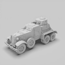 3D Printed 1/72/87/144 Soviet BAI-M Armored Vehicle Unpainted Model Kit