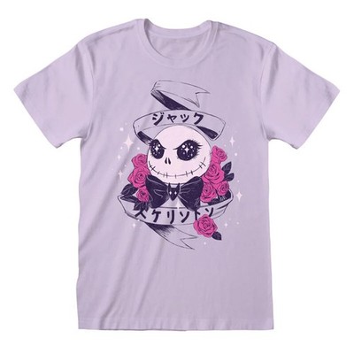 Nightmare Before Christmas Kawaii Jack Herren T-Shirt rosa neu