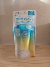 ROHTO Skin Aqua Tone Up UV Essence Mint Green 80g Essence SPF50 /PA   From JP