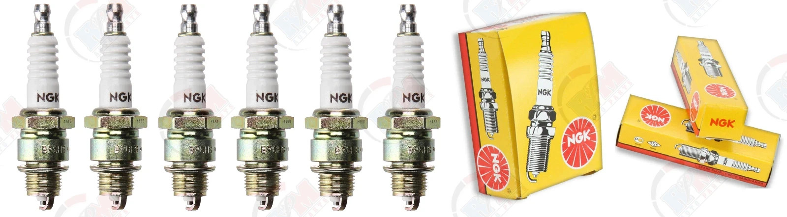 NGK BP6HS NICKEL Standard Plug Spark Plugs 7331 Set of 6