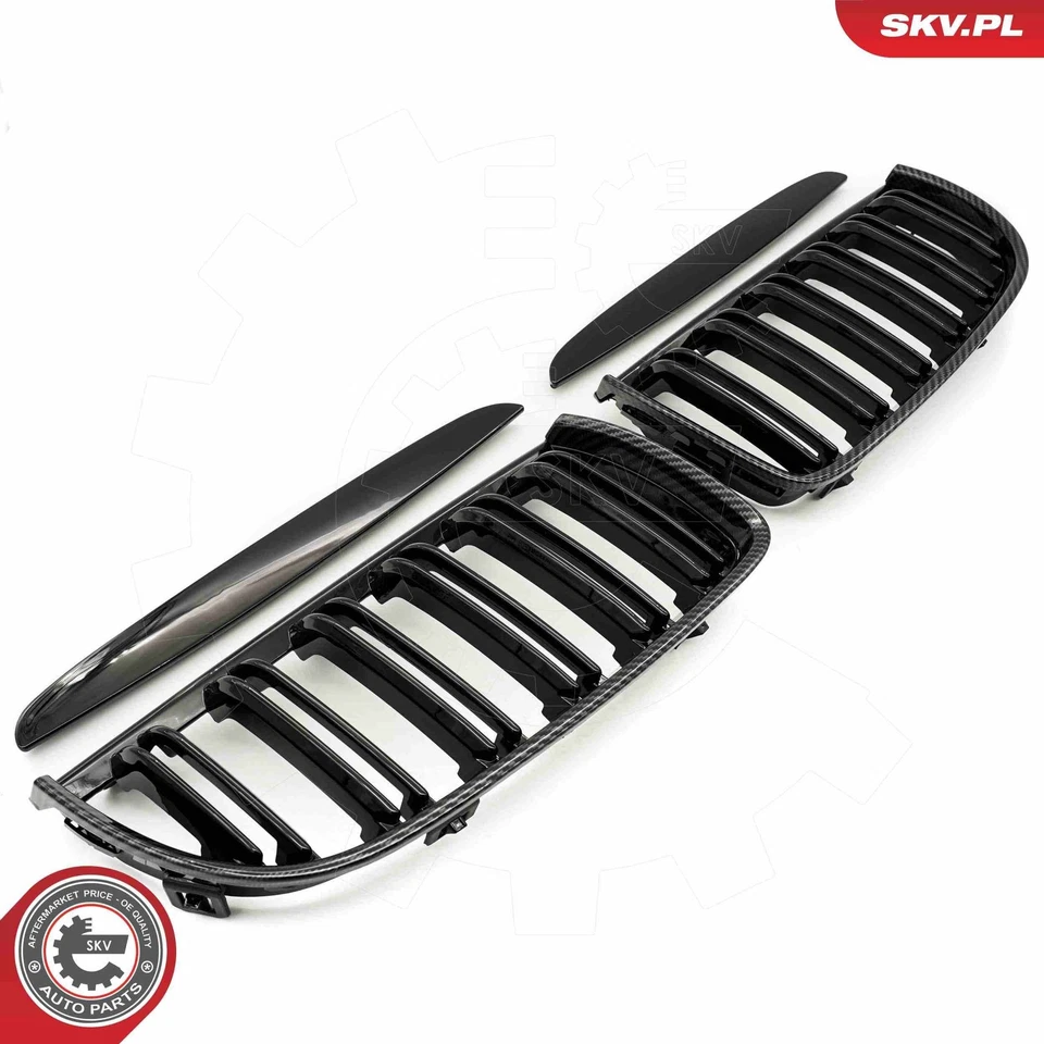 ESEN SKV 66SKV092 rejilla radiador parrilla delantera para BMW 3 Touring (E91) carbono - Imagen 3 de 4