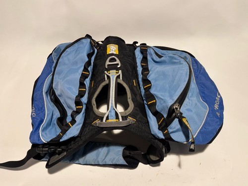 RUFFWEAR Approach Pack Dog Gear Harness Backpack Saddlebag Hiking Medium Blue