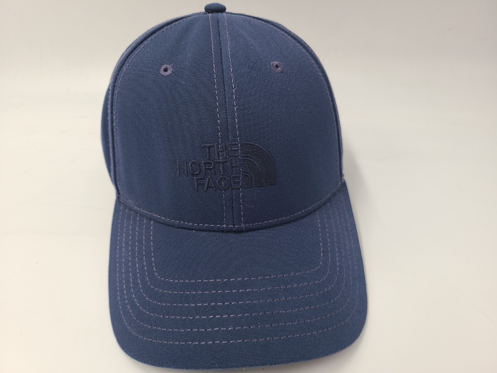 The North Face Adjustable Strapback Cap for Hiking Outdoor Men Women Blue