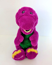 Vintage 1992 Barney The Dinosaur Plush Stuffed Animal Toy 16" Purple Lyons Group